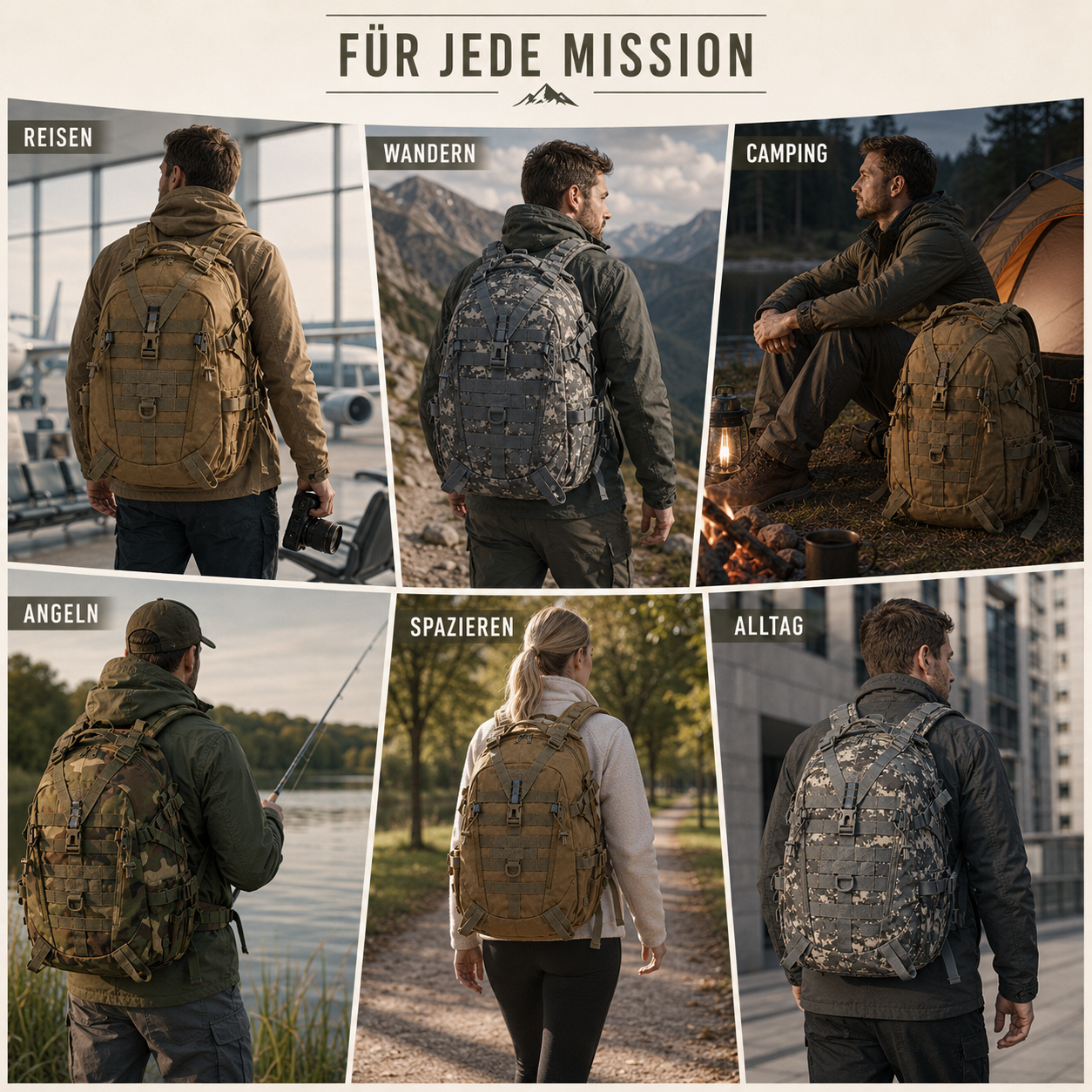 Nordspur | 40-Liter-Taktischer Rucksack