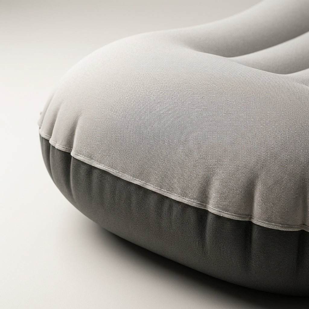 Ultraleichtes aufblasbares Reisekissen ergonomische Nacken-Kopfstütze