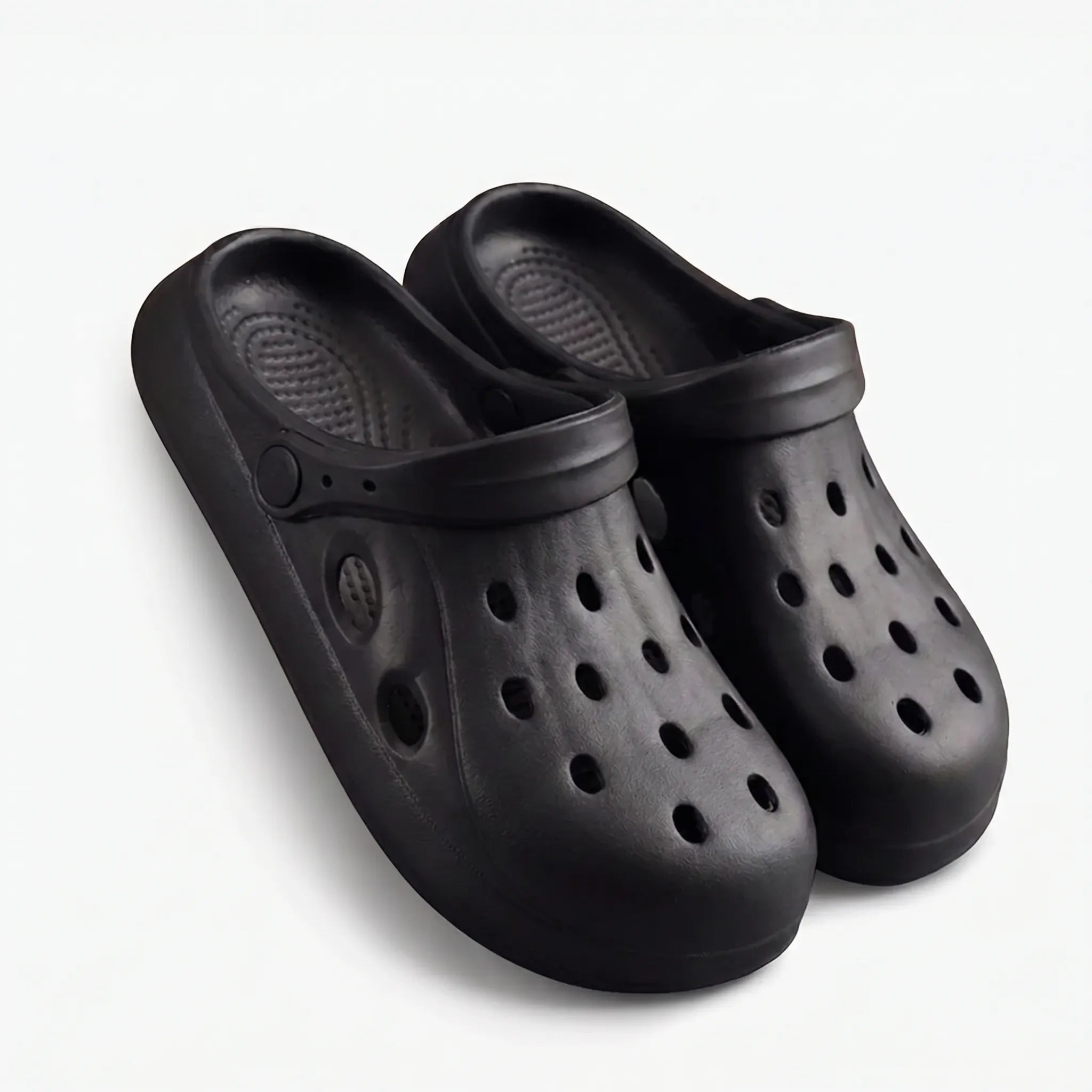 Gartenschlappen Slip-On atmungsaktiv breite Zehenbox rutschfest