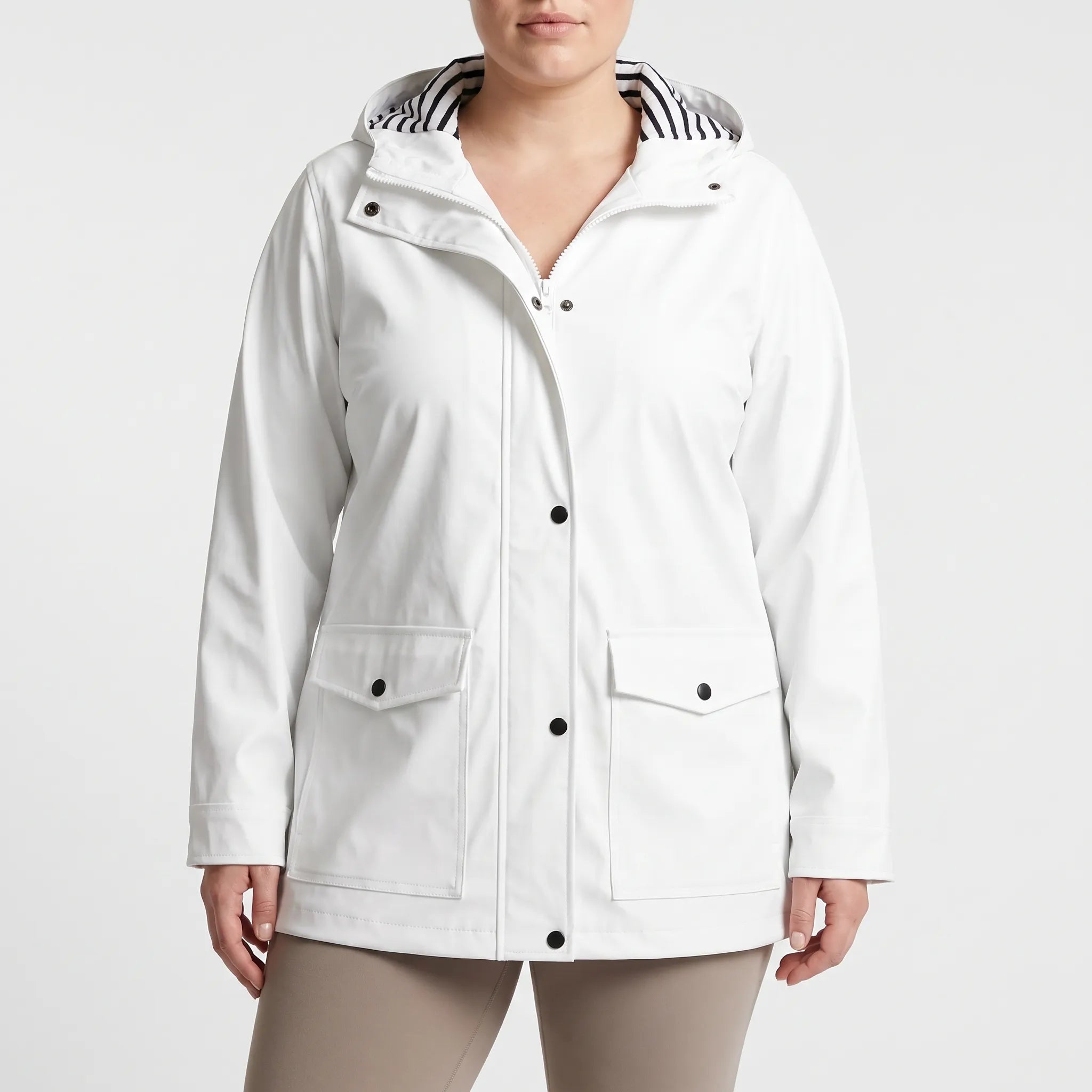 Nordspur | Aerojack Legere Kapuzenjacke Mit Streifenmuster