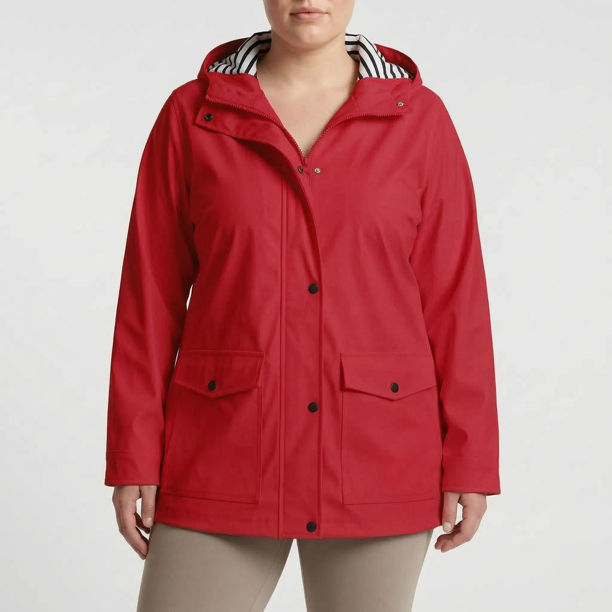 Nordspur | Aerojack Legere Kapuzenjacke Mit Streifenmuster