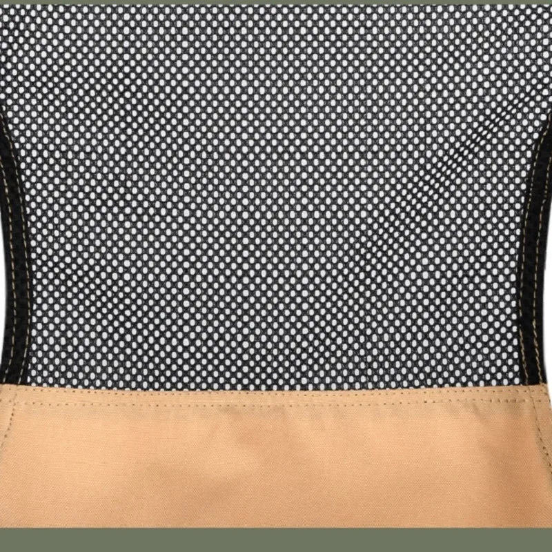 Ultraleichter Klappstuhl mit Hochlehne und atmungsaktivem Mesh-Panel