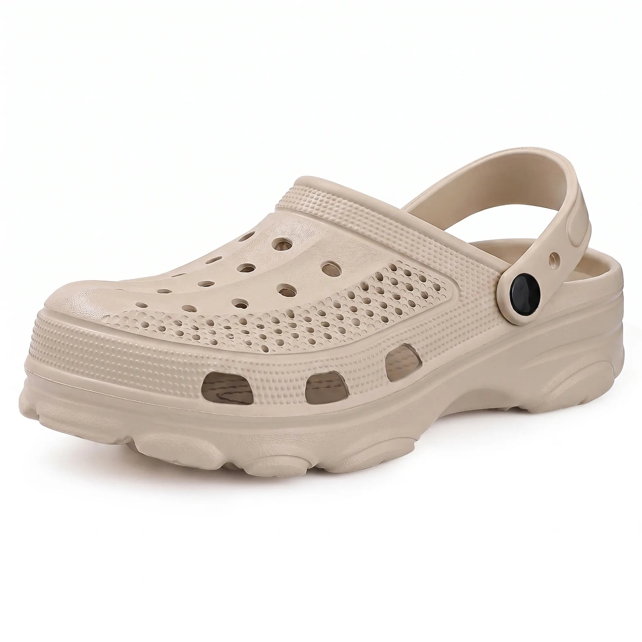 Gartenklotschen Herren atmungsaktiv wasserfest perforiert Slip-On