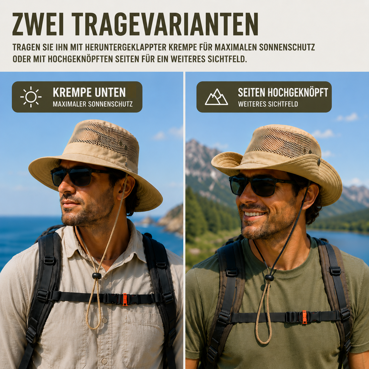 Nordspur | Aerovent Breitrandiger Mesh-Hut