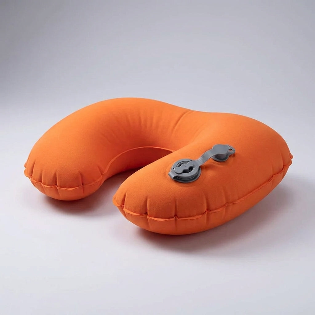 Aufblasbares Reise-Nackenkissen mit faltbarem Design ergonomisch