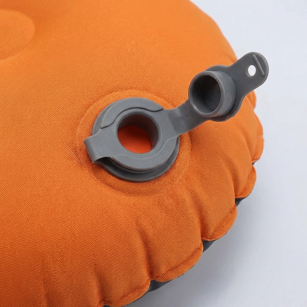 Aufblasbares Reise-Nackenkissen mit faltbarem Design ergonomisch