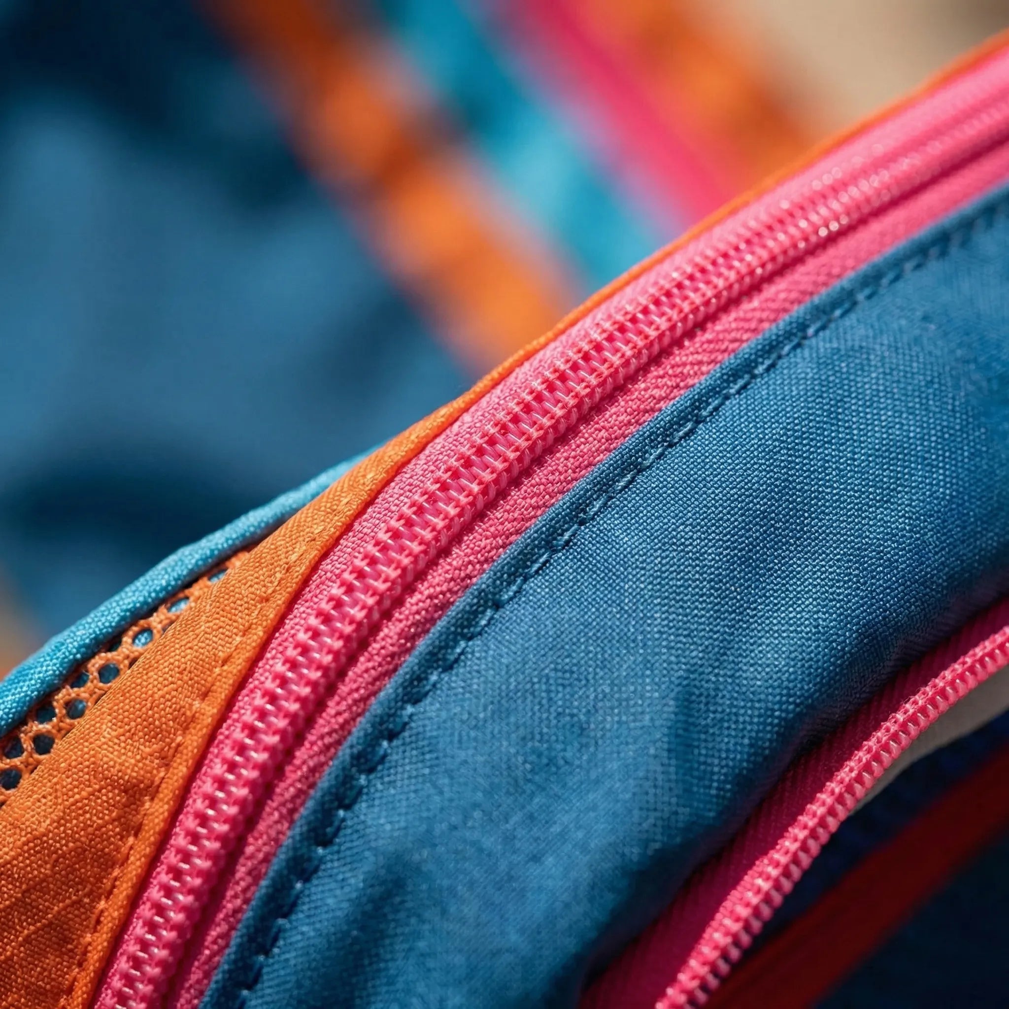 Farbblock-Rucksack leicht gepolsterte Träger mehrere Taschen