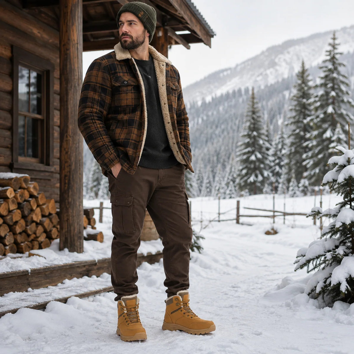 Nordspur | Frostguard Knöchelhohe Winter-Wanderstiefel