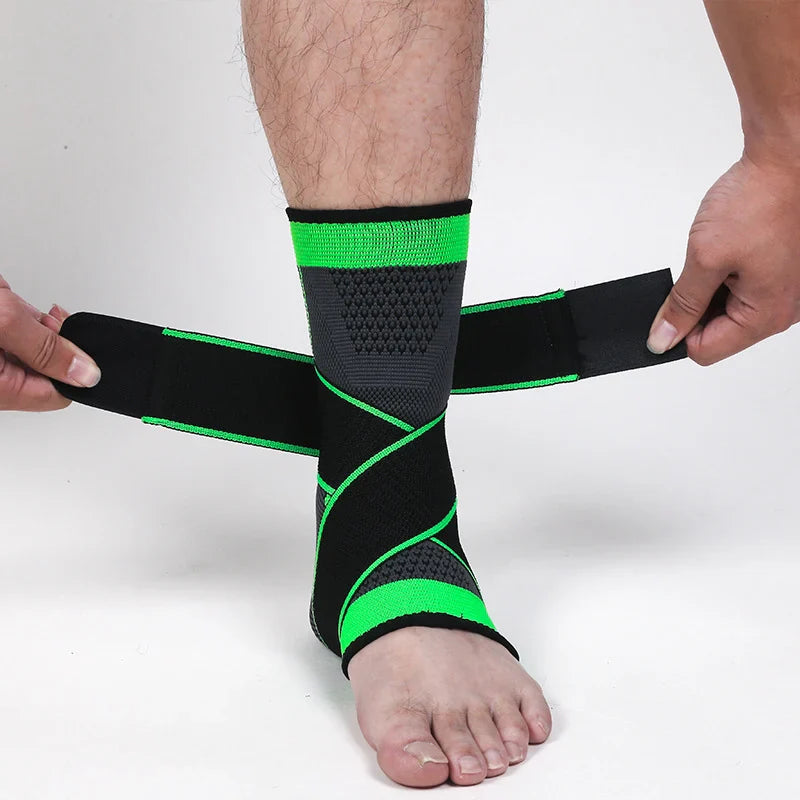 Verstellbare Knöchelbandage mit Kompression und Stabilisierung