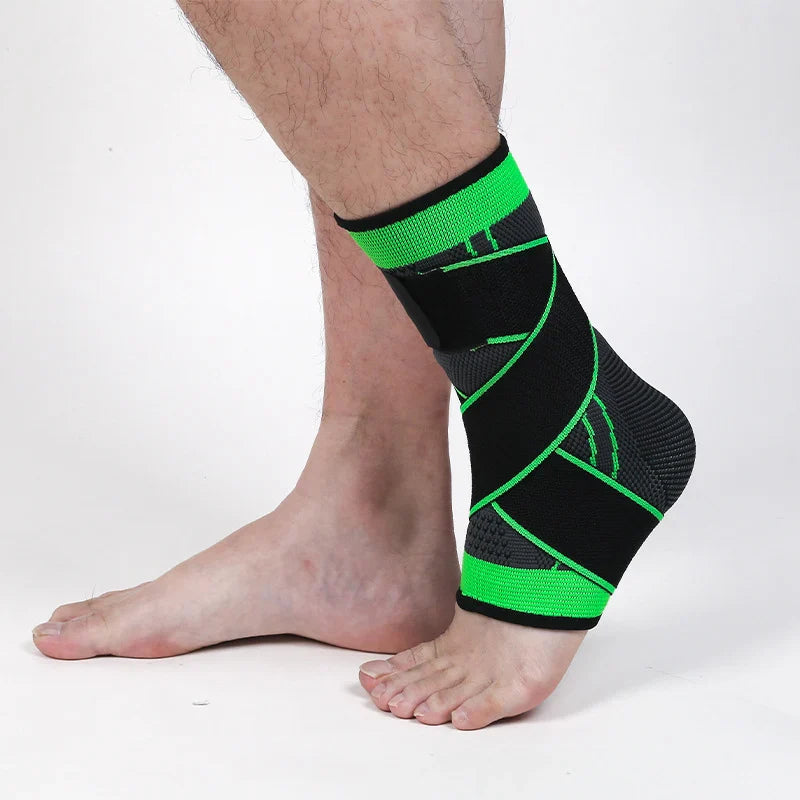 Verstellbare Knöchelbandage mit Kompression und Stabilisierung