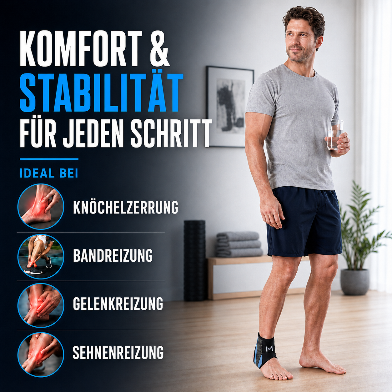 Nordspur | Ankliro Kompressions-Knöchelstützschlauch