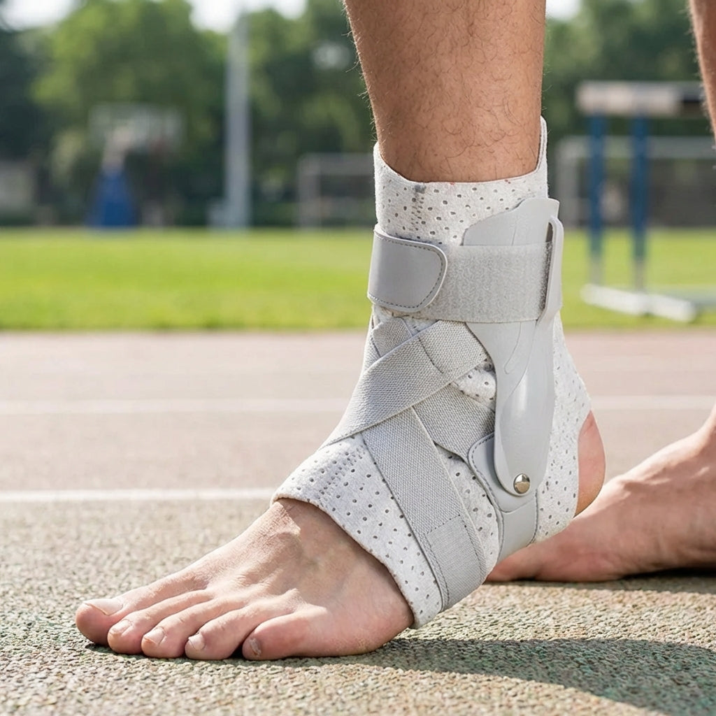 Verstellbare Knöchelbandage für Sport und aktive Genesung