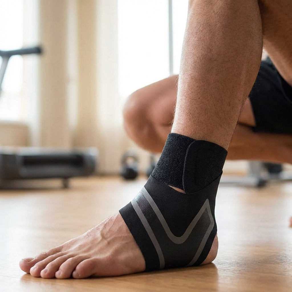 Verstellbare Knöchelbandage für Sport und Rehabilitation