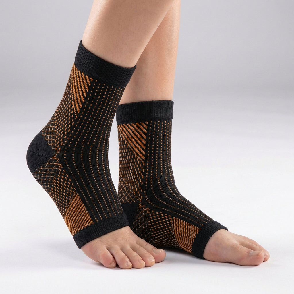 Knöchel Kompressionsbandage atmungsaktiv für Sport und Alltag