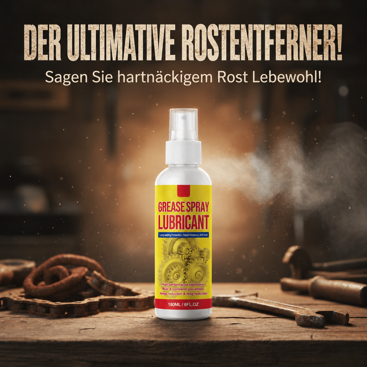 Nordspur | Anti-Rost Schmiersprüh & Rostentferner