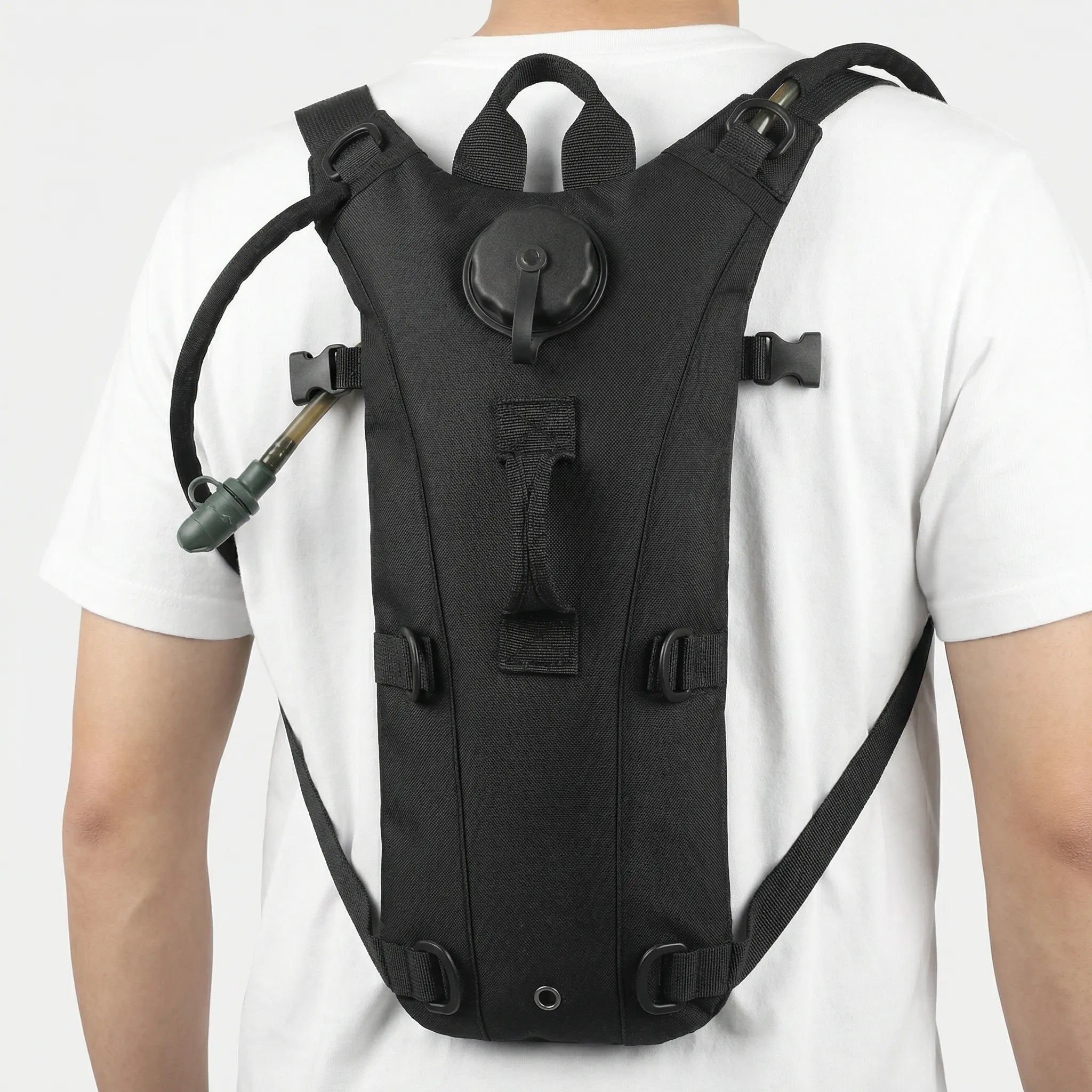 Hydrations-Rucksack mit 3-Liter-Trinkblase, wasserfest, Trinkschlauch