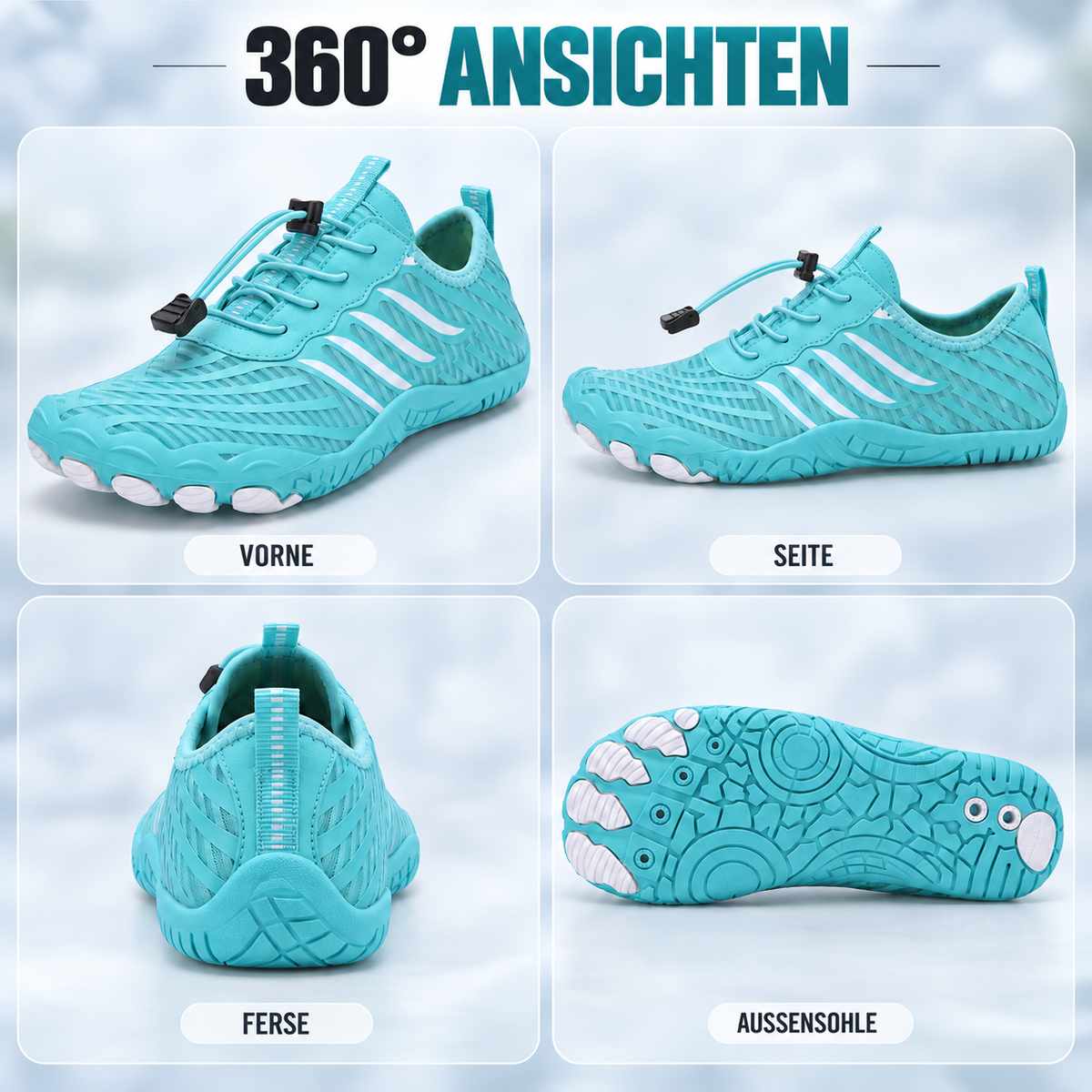 Nordspur | Aquavex Amphibische Schnelltrocknende Barfußsportschuhe