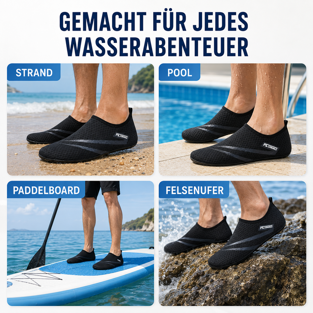 Nordspur | Aquavex Slip-On Barfuß-Wasserschuh