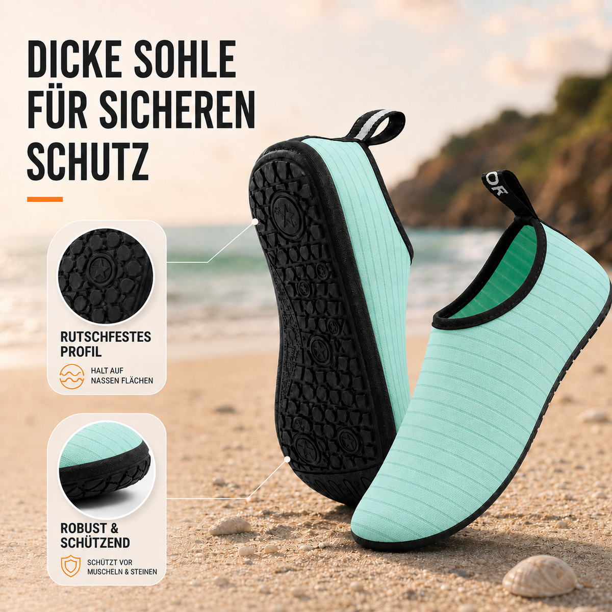 Nordspur | Aquglide Barfuß-Wasserschuh