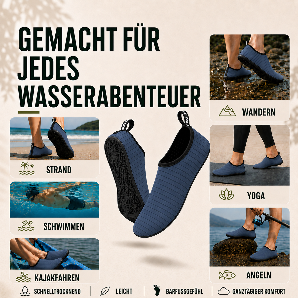 Nordspur | Aquglide Barfuß-Wasserschuh