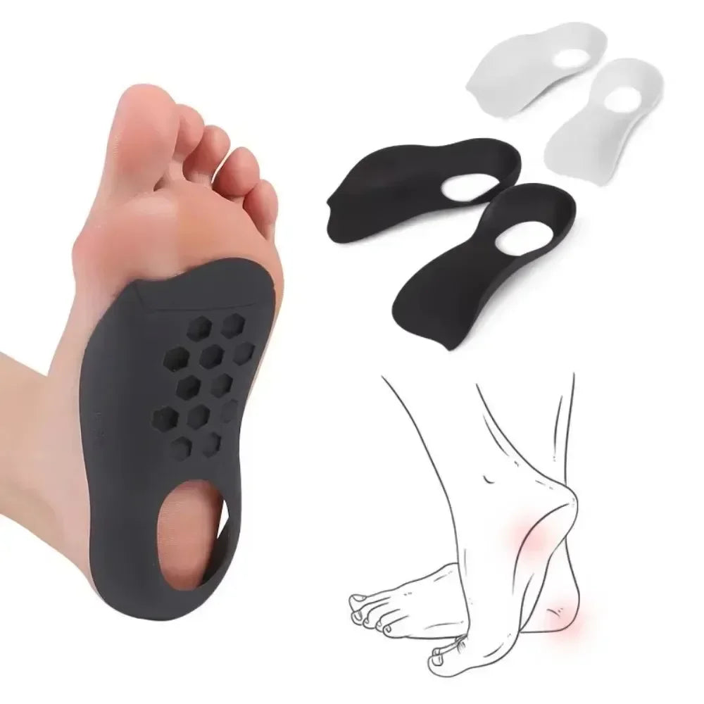 Orthopädische Einlagen mit Fußgewölbe- und Fersenstütze niedrigschaftig