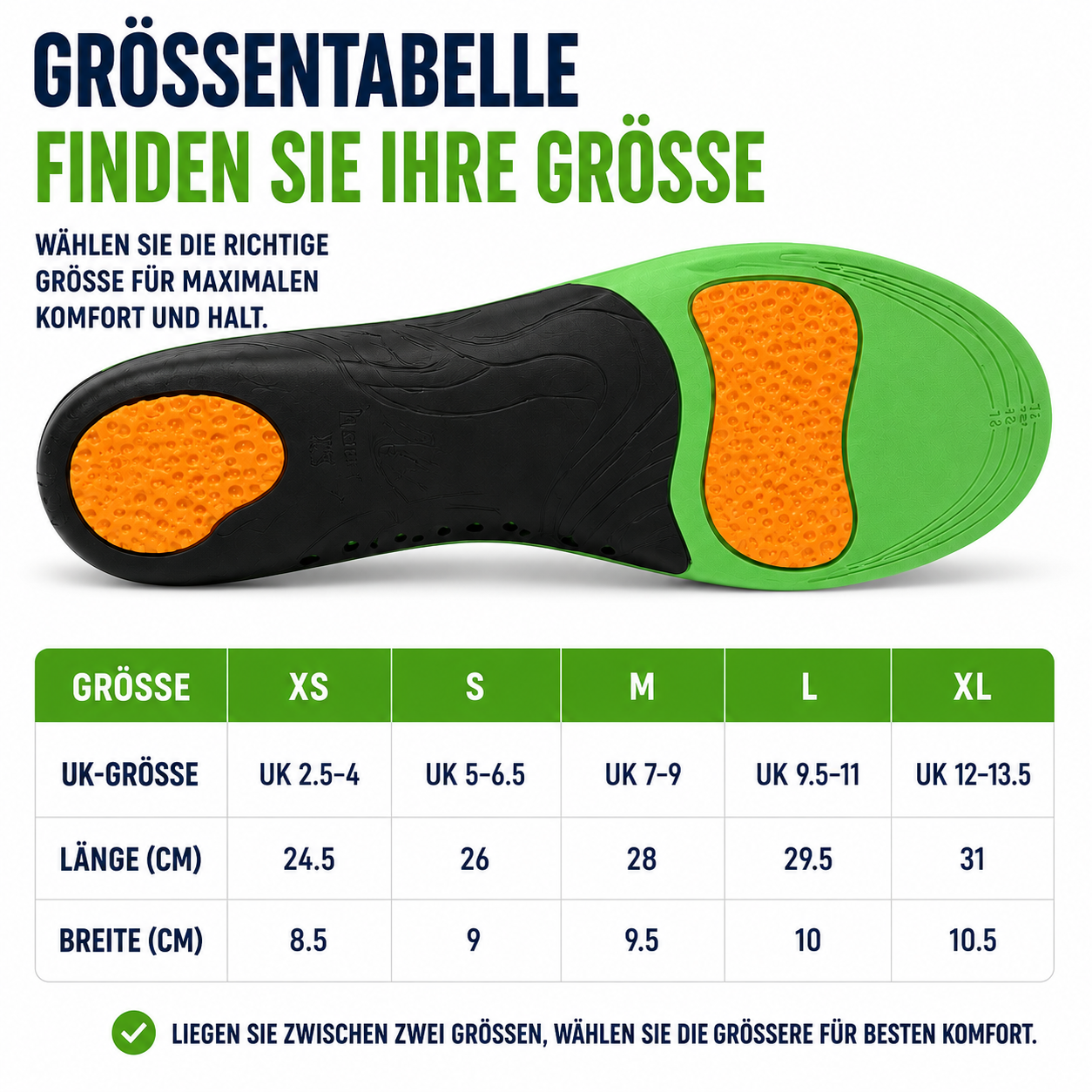 Nordspur | Arcynor Gewölbestütze Schuheinlage
