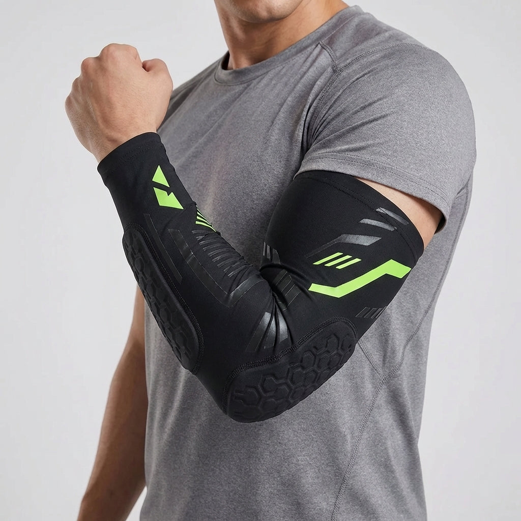 Gepolsterte Kompressions-Ellenbogenbandage für Sportler