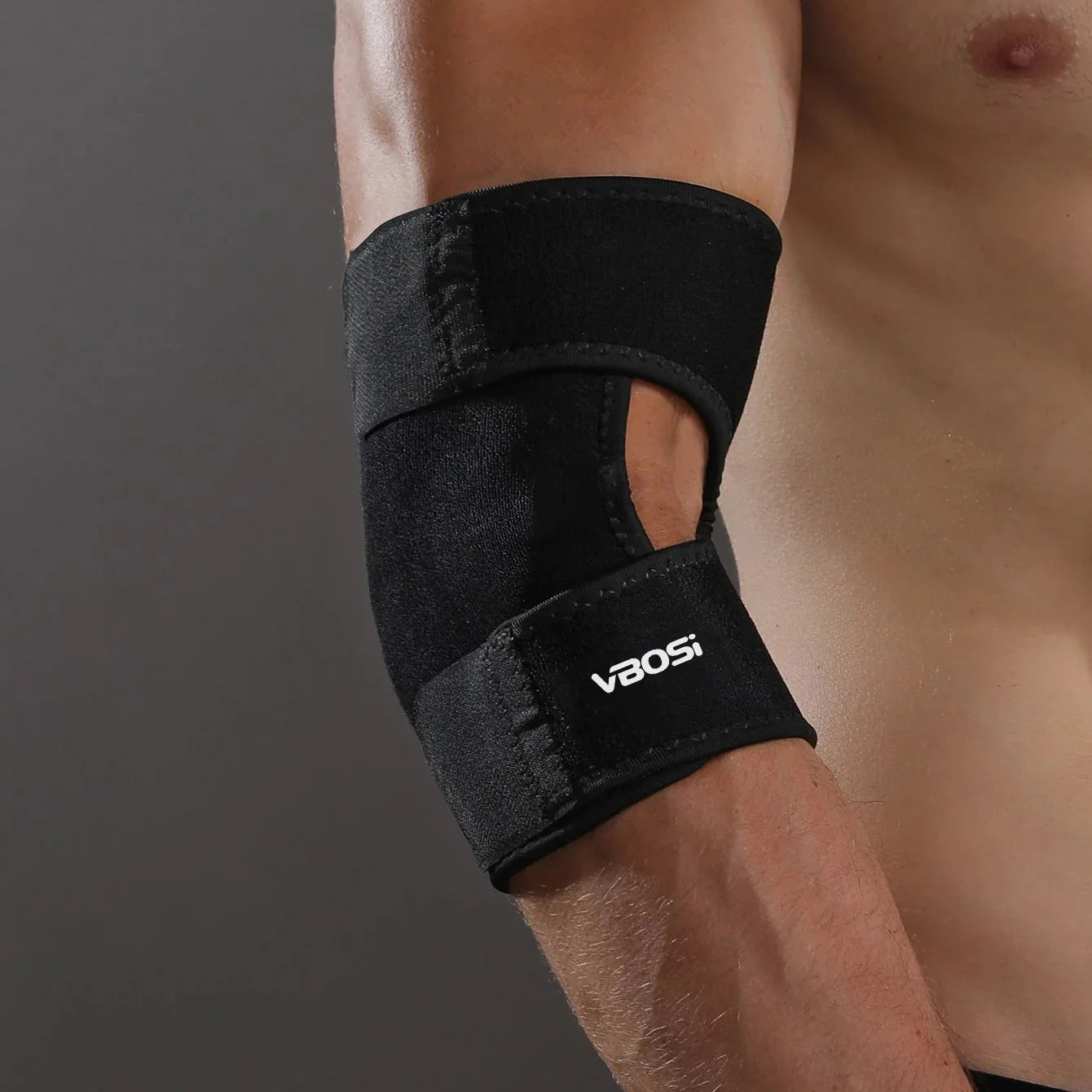 Verstellbare Ellenbogenbandage für Kompression und Gelenkstabilisierung