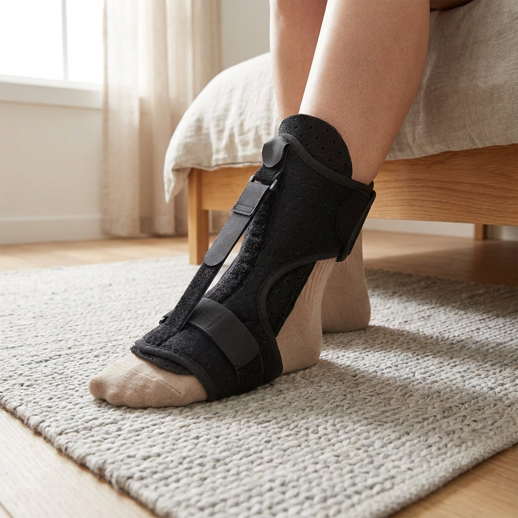 Verstellbare Nachtschiene zur Linderung von Plantarfasziitis und Achillessehnenbeschwerden