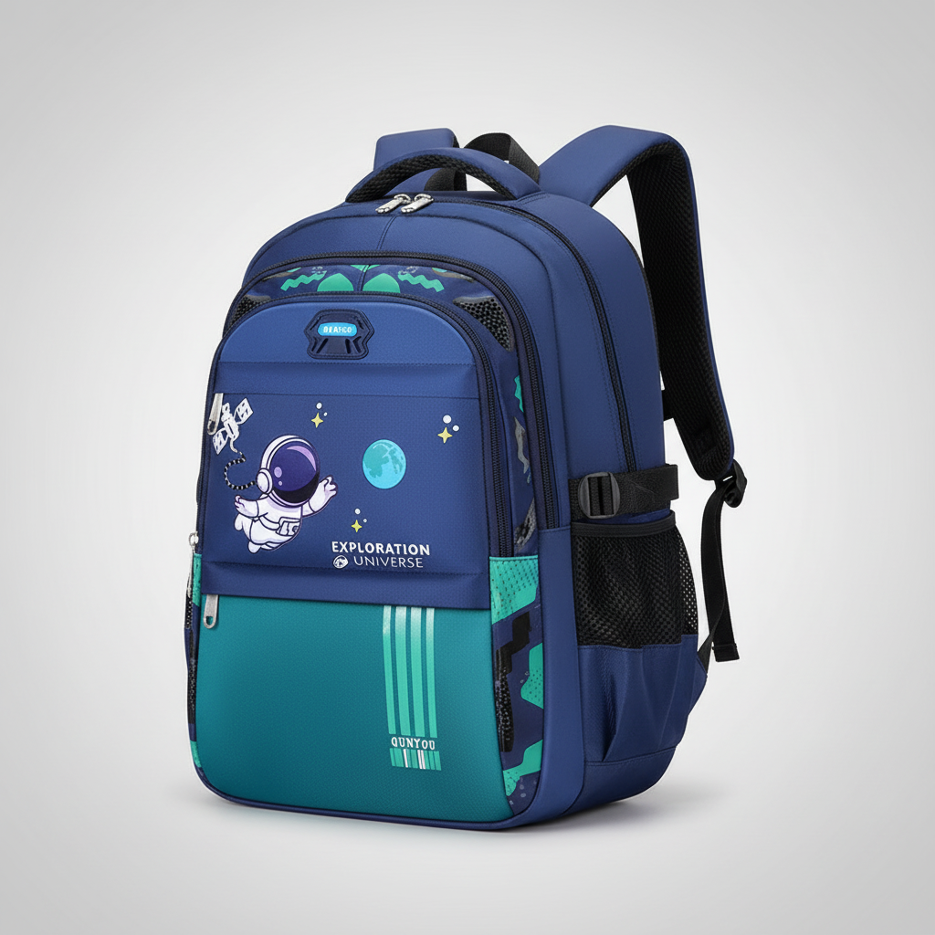 Schulrucksack Kinder wasserdicht mit gepolstertem Rücken und Schultergurten
