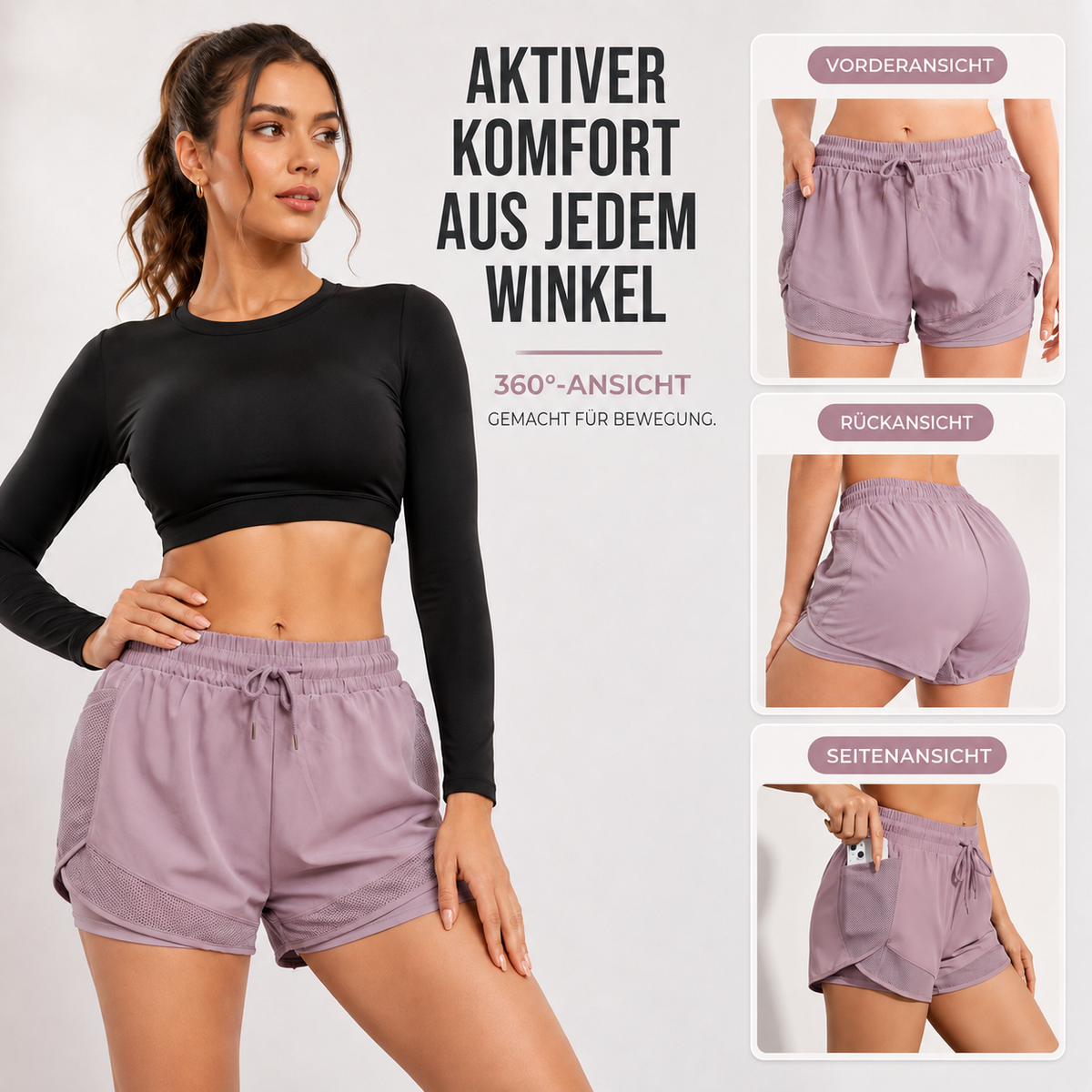 Nordspur | Athlenza Two-Layer Workout Shorts