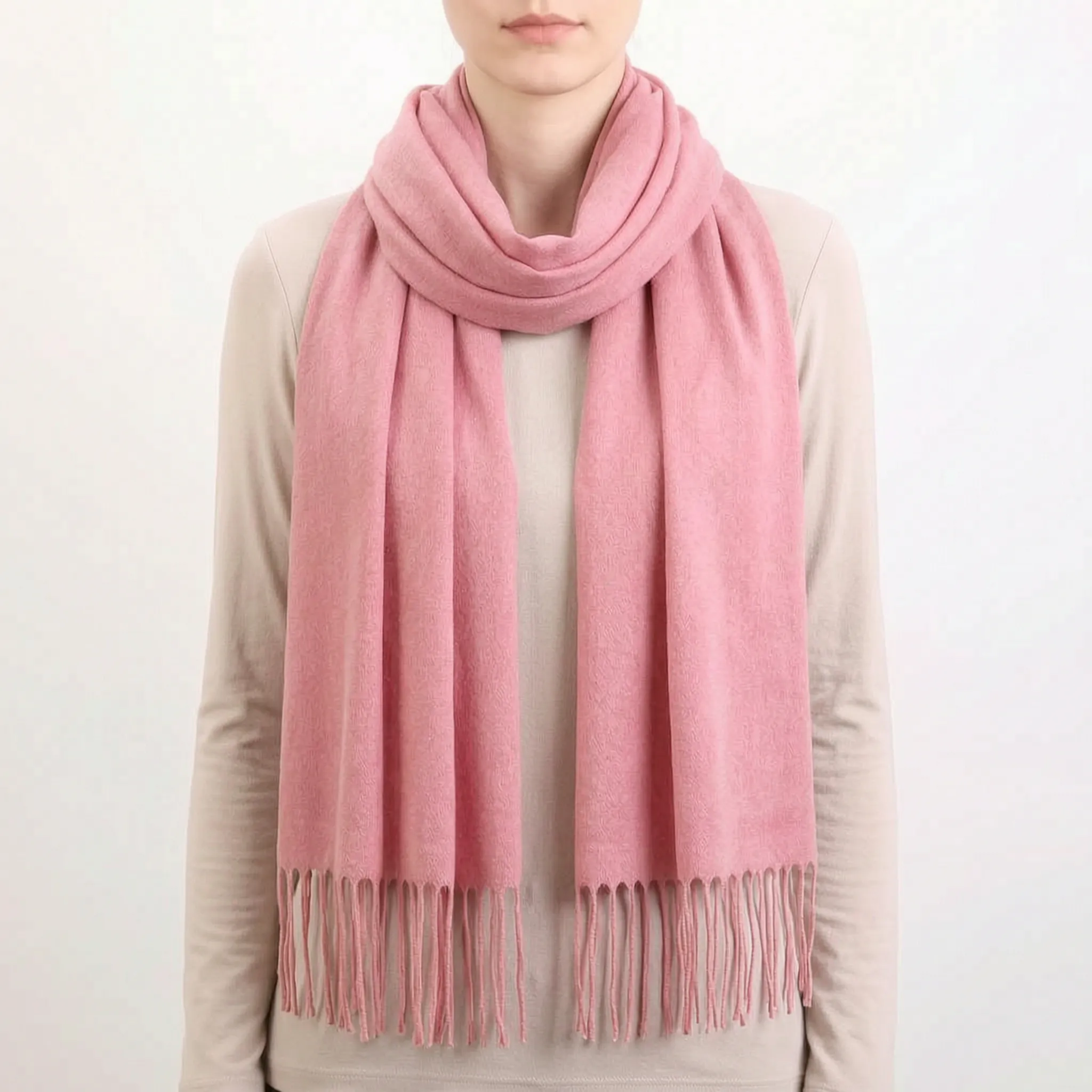 Nordspur | AuraWrap Eleganter Damenschal Mit Quasten