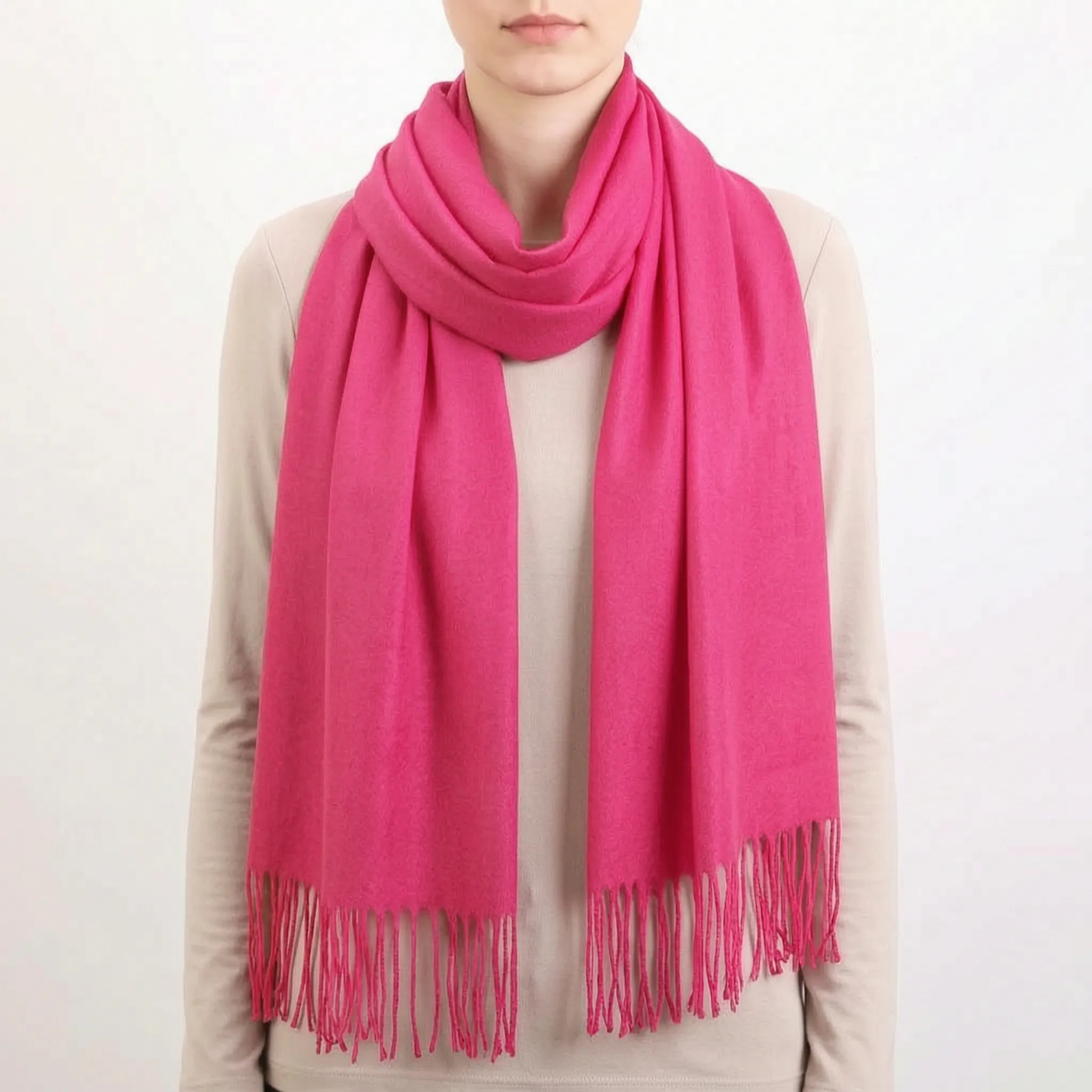 Nordspur | AuraWrap Eleganter Damenschal Mit Quasten
