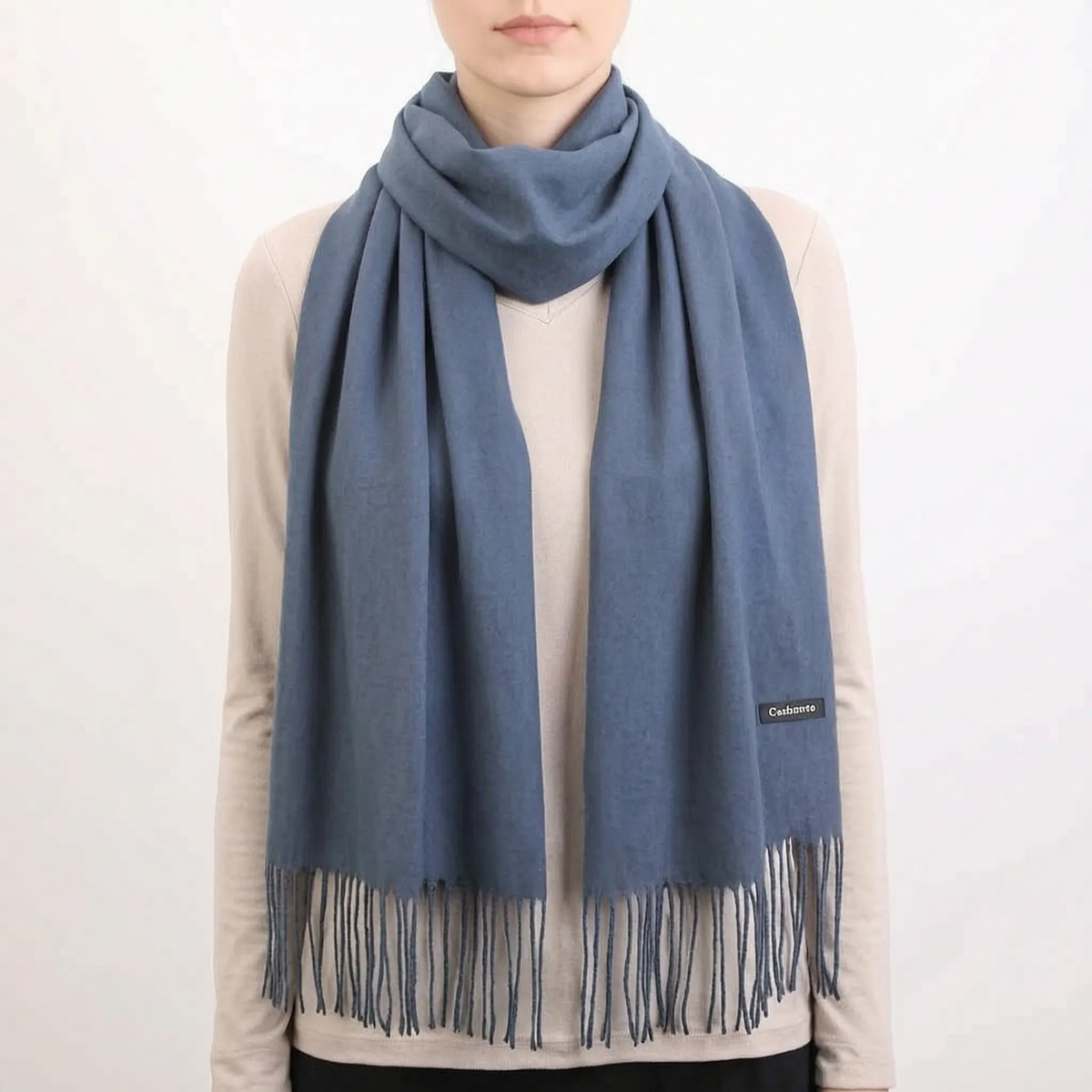 Nordspur | AuraWrap Eleganter Damenschal Mit Quasten
