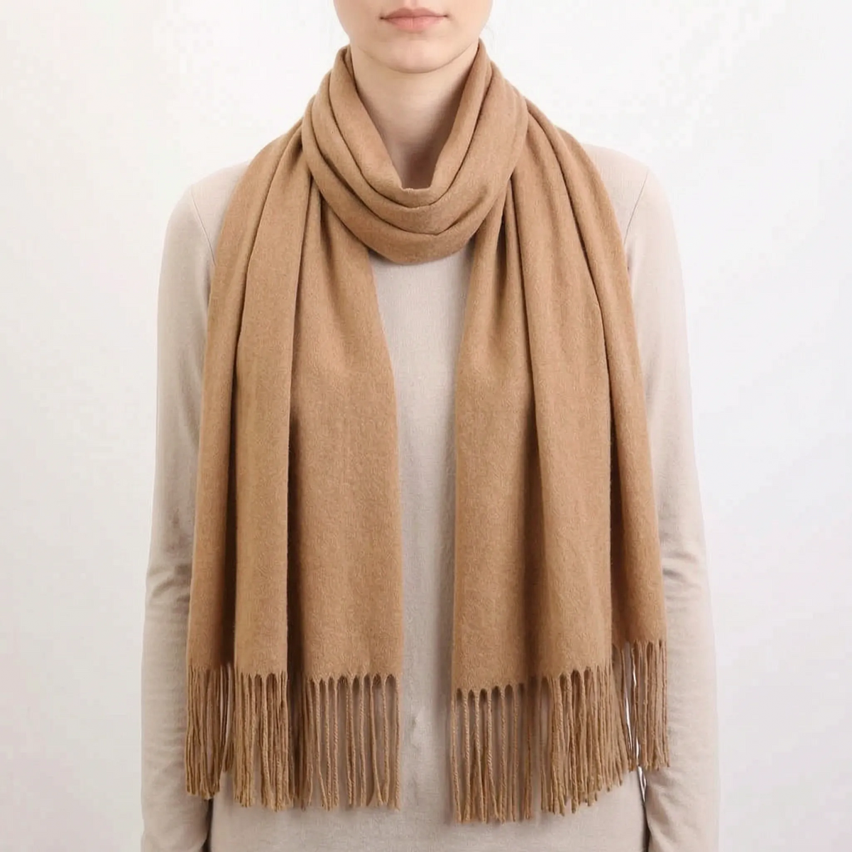 Nordspur | AuraWrap Eleganter Damenschal Mit Quasten