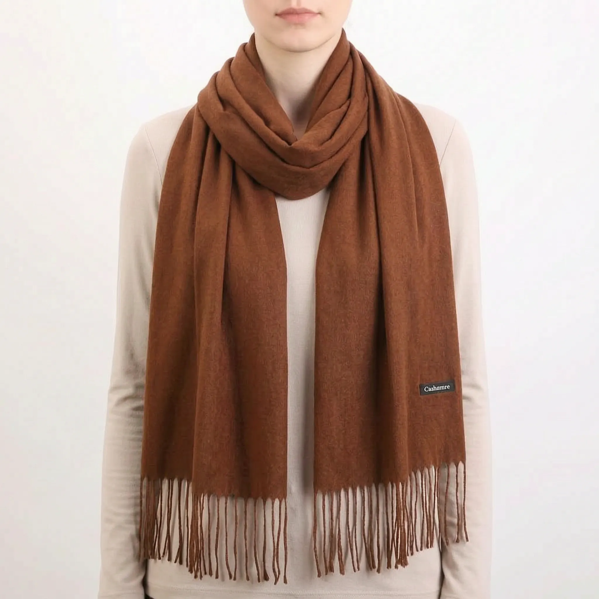 Nordspur | AuraWrap Eleganter Damenschal Mit Quasten
