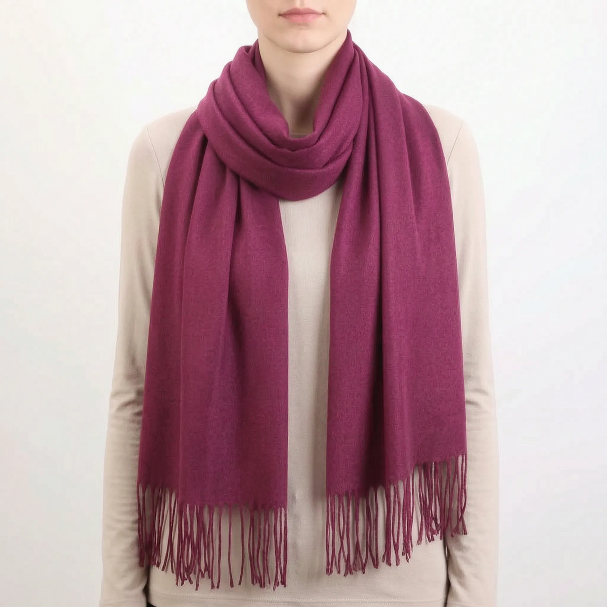 Nordspur | AuraWrap Eleganter Damenschal Mit Quasten