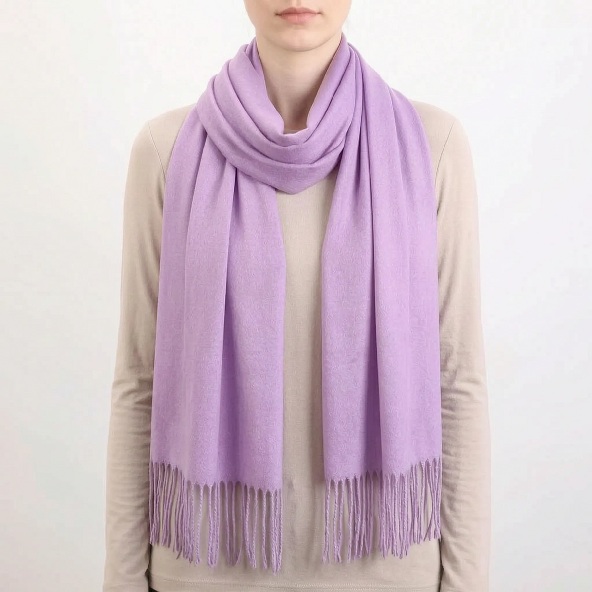 Nordspur | AuraWrap Eleganter Damenschal Mit Quasten