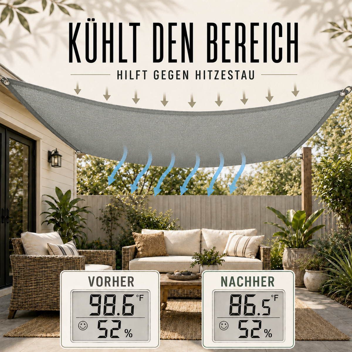 Nordspur | Aurevo Ausziehbares Seitliches Sonnenschutzpanel