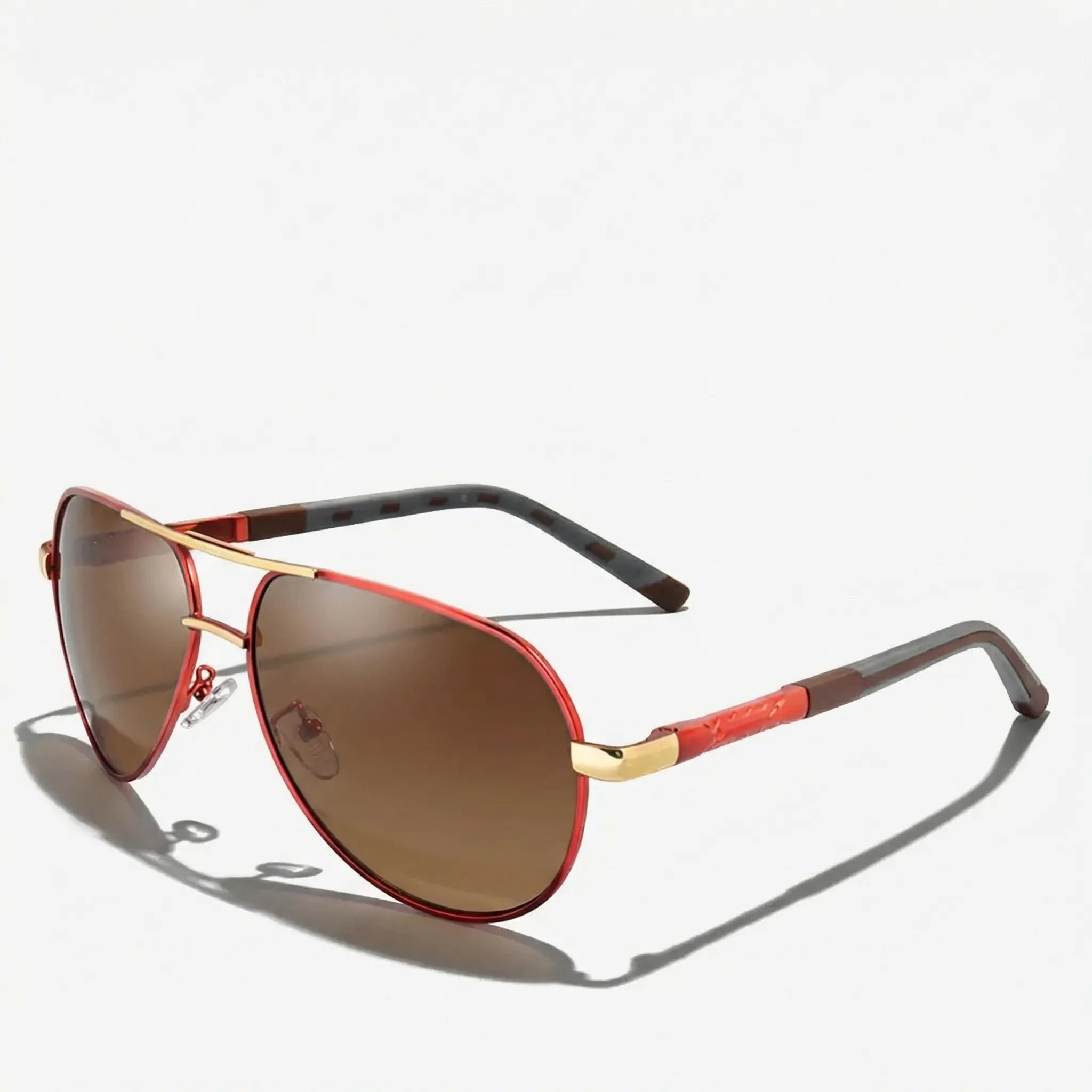 Aviator Sonnenbrille polarisiert verspiegelt Retro Design Herren