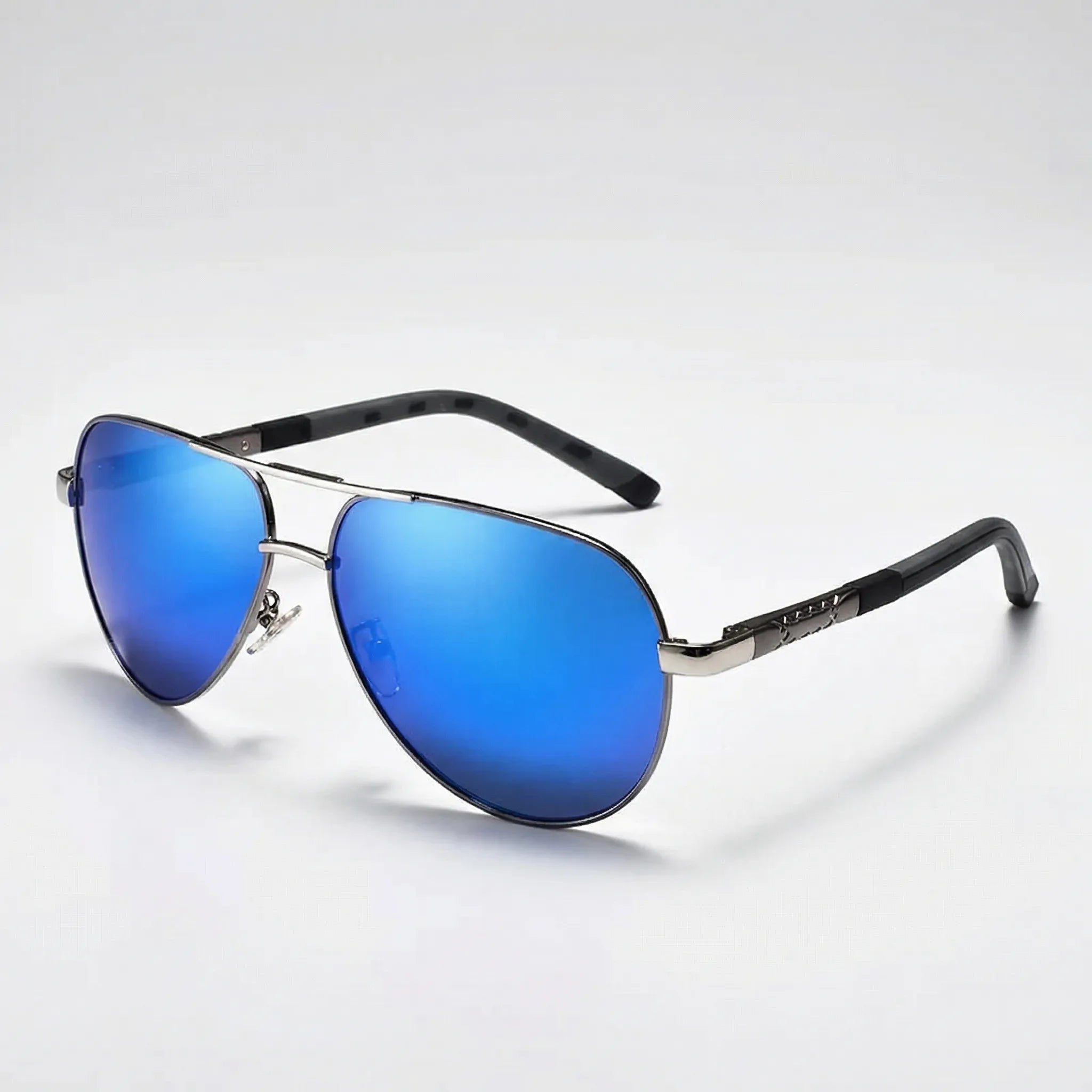 Aviator Sonnenbrille polarisiert verspiegelt Retro Design Herren
