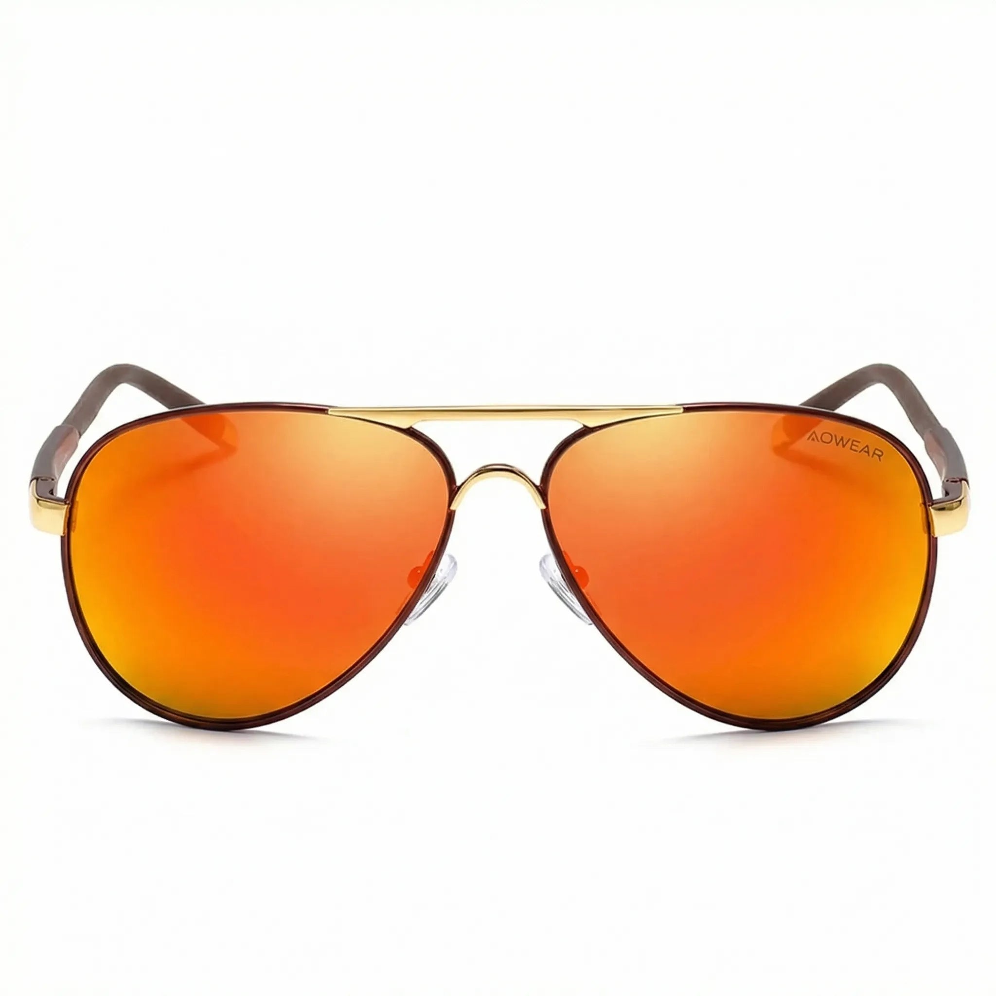 Pilotensonnenbrille polarisiert HD-Gläser Aviator-Stil Herren
