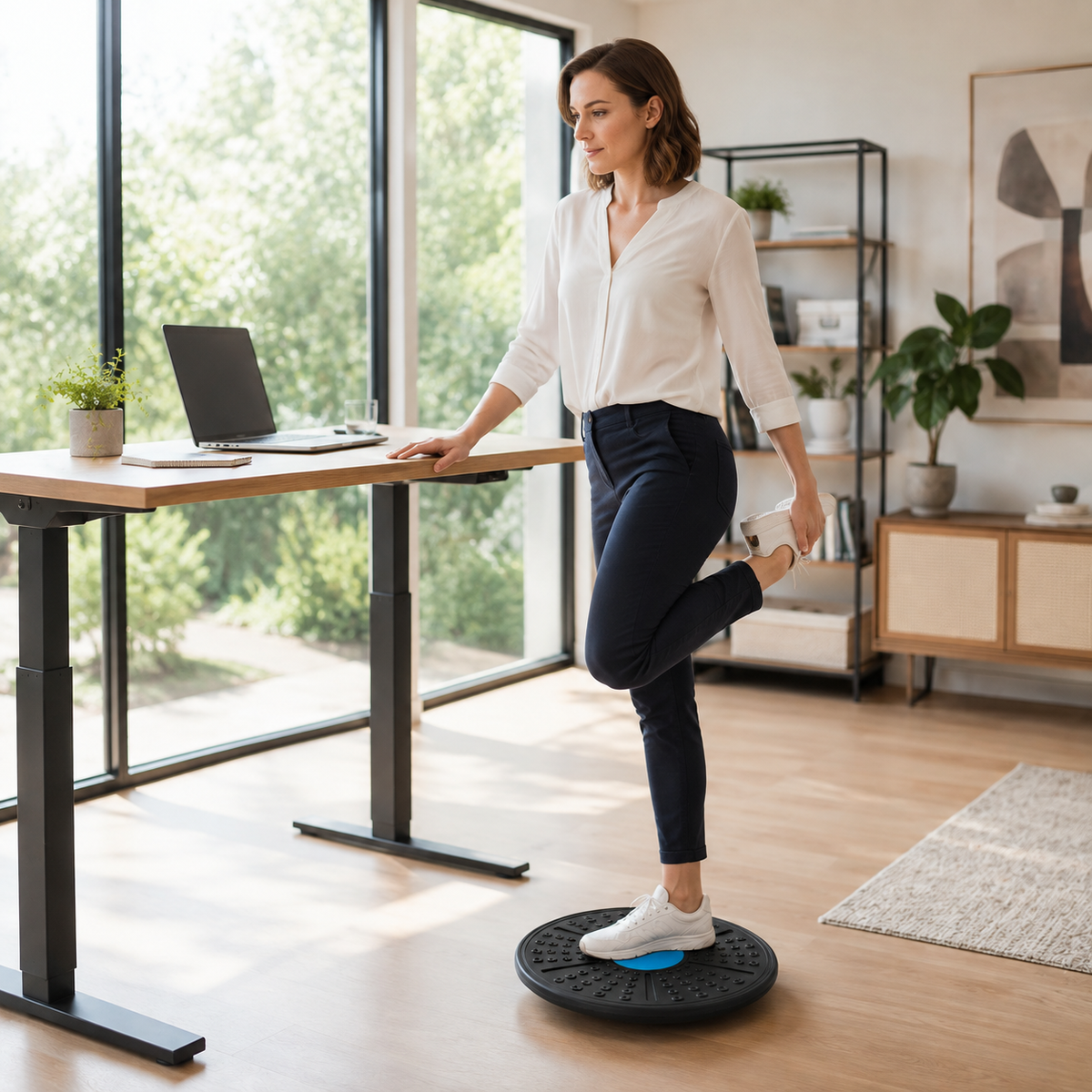 Nordspur | Balansphere Rund-Balanceboard aus Gummi