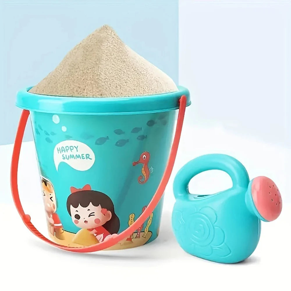 Strandspielzeug Sandspielset für Kinder mit Eimer und Formen