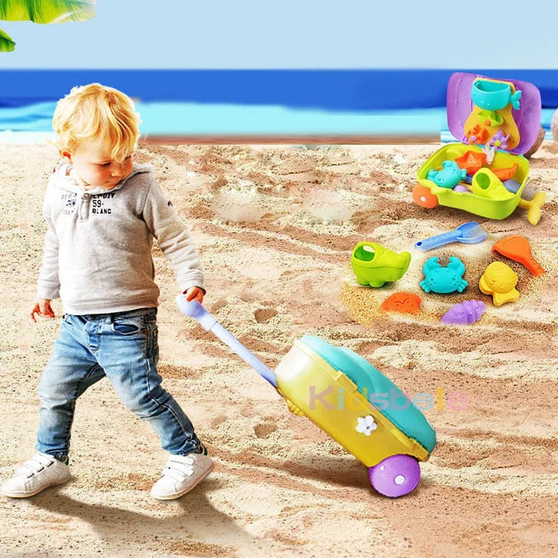 Kinder Sand- und Wasserspielzeug Set für Strand und Badewanne