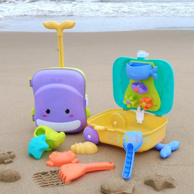 Kinder Sand- und Wasserspielzeug Set für Strand und Badewanne