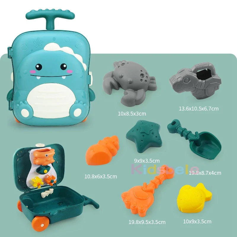 Kinder Sand- und Wasserspielzeug Set für Strand und Badewanne