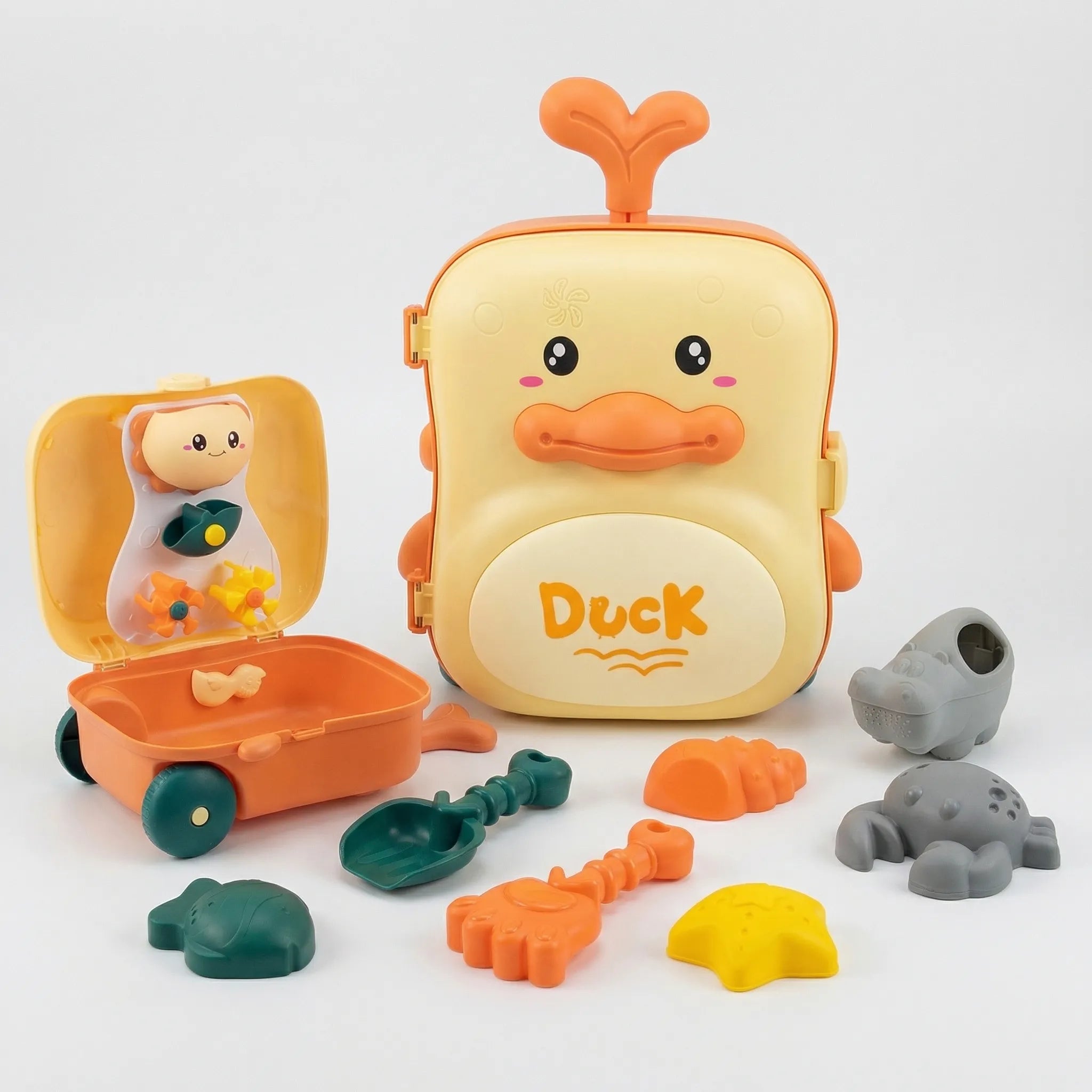 Kinder Sand- und Wasserspielzeug Set für Strand und Badewanne