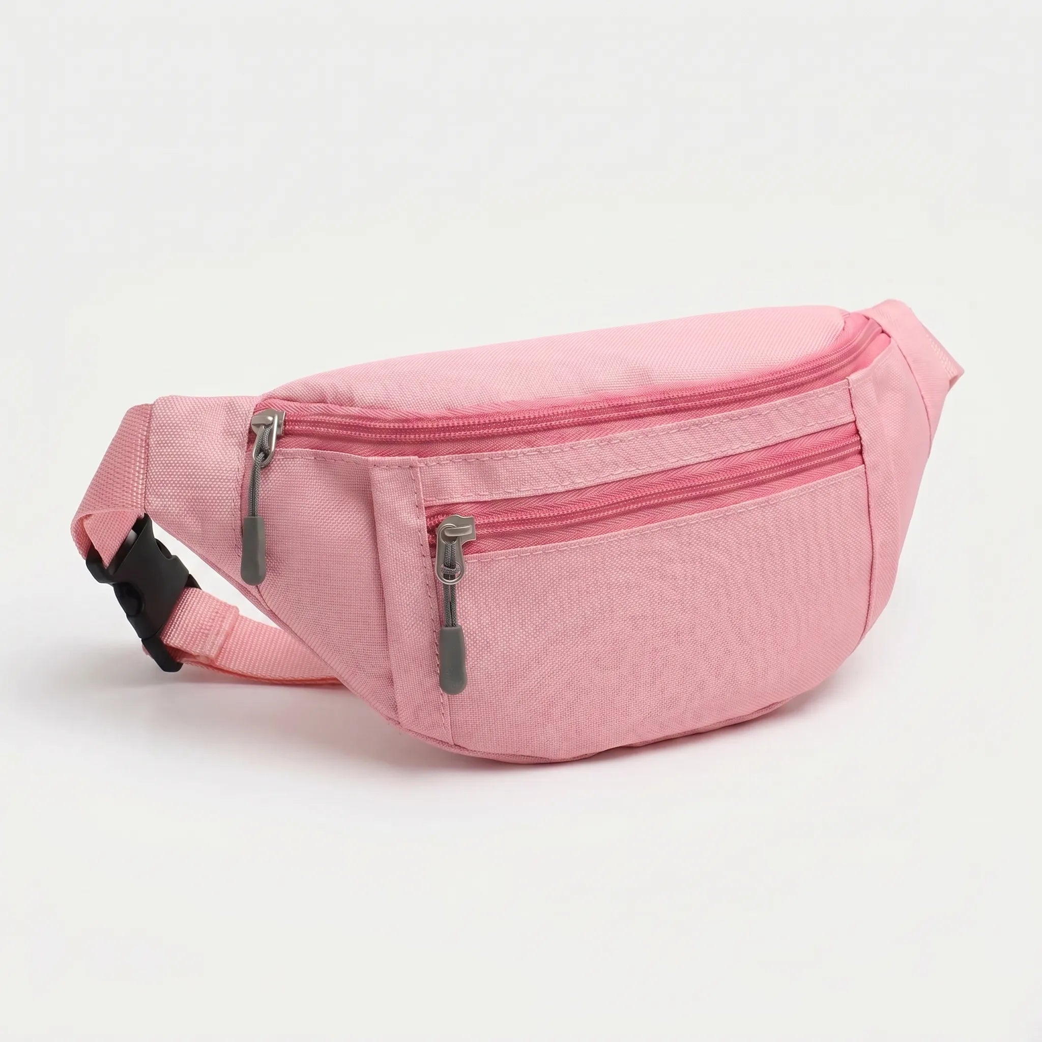 Bauchtasche mit mehreren Reißverschlussfächern und verstellbarem Riemen