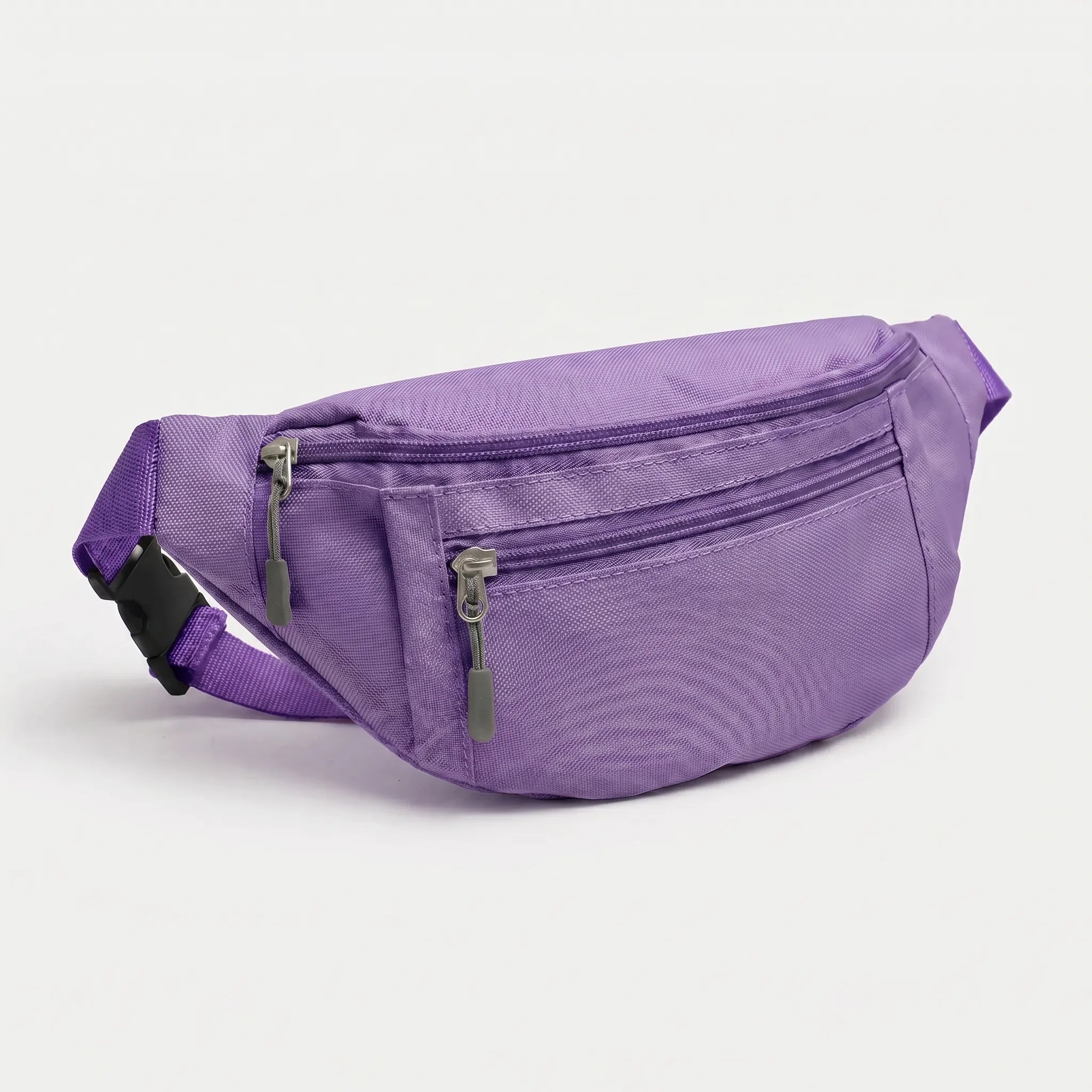 Bauchtasche mit mehreren Reißverschlussfächern und verstellbarem Riemen